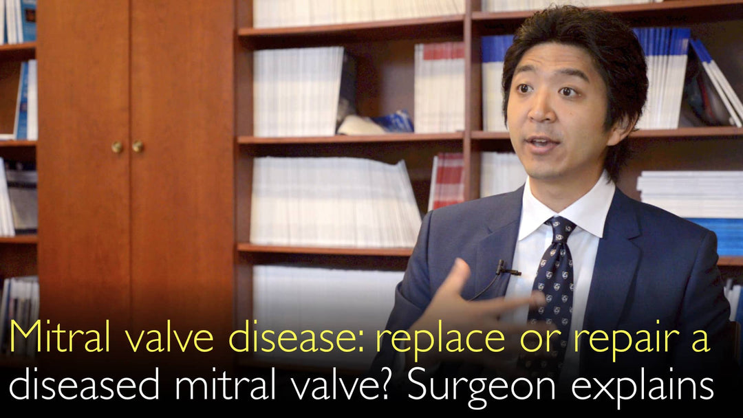 Mitral valve stenosis and mitral valve prolapse in elderly patients. Replace or repair mitral valve? 5