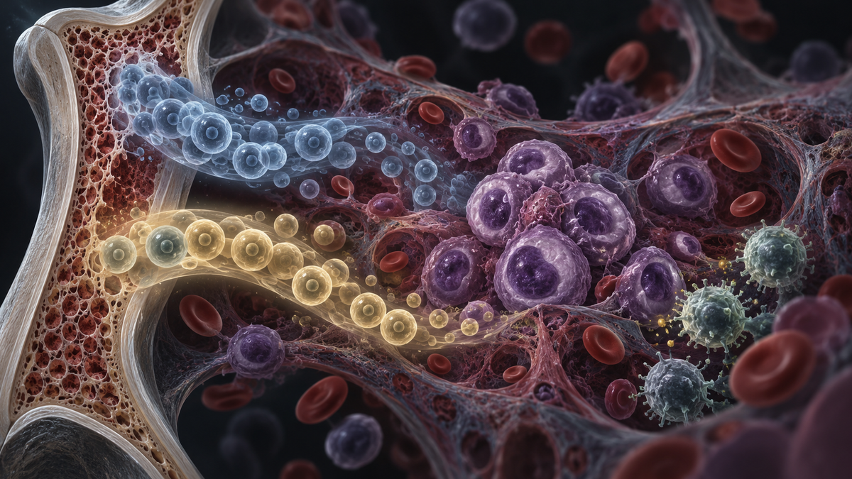 Original medical illustration for: A Double Punch for Plasma Cell Leukemia: What the Latest Transplant Research Means for Patients