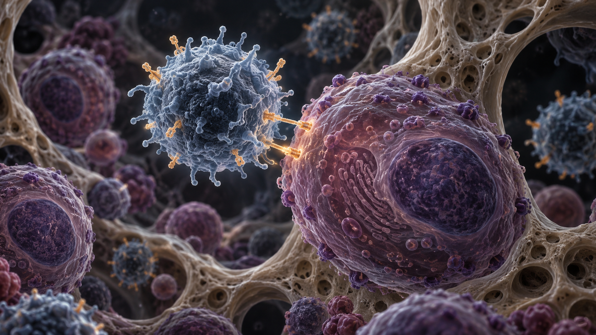 Original medical illustration for: Anito-cel CAR T-Cell Therapy for Relapsed or Refractory Multiple Myeloma: A Patient Guide to the Phase 1 Study