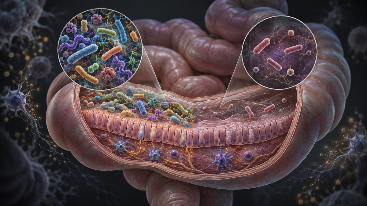 Original medical illustration for: Antibiotics and Your Child's Gut: Understanding the Hidden Long-Term Risks