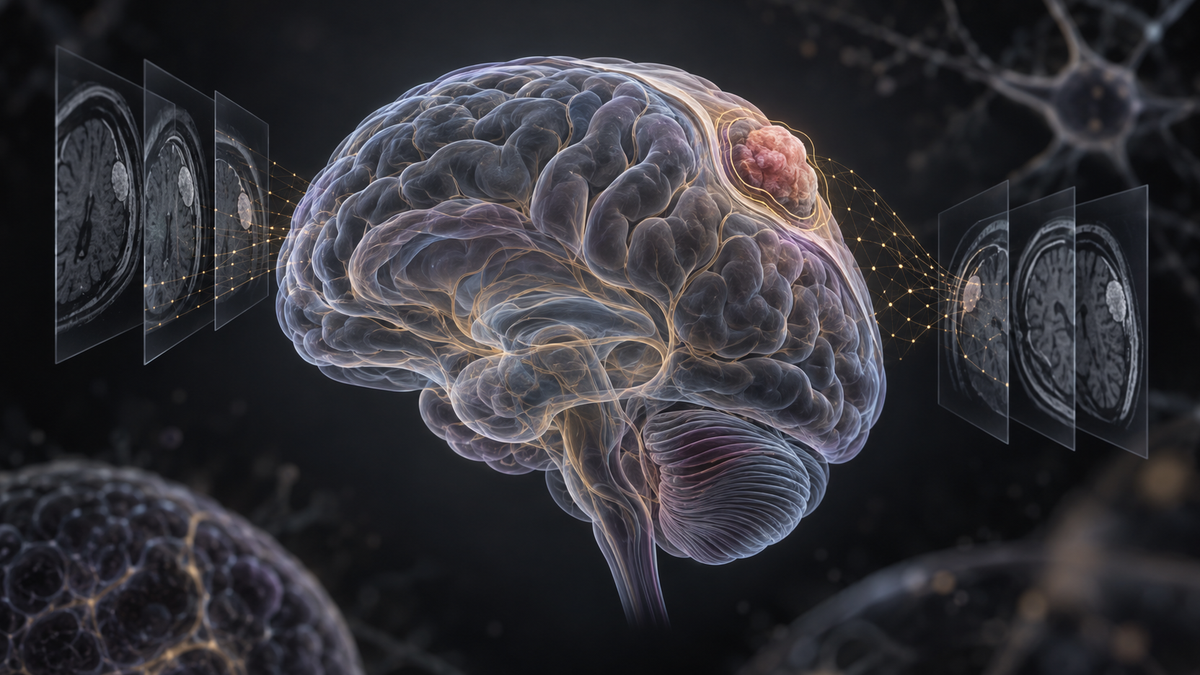 Original medical illustration for: Artificial Intelligence and Meningioma: How Computers Are Learning to Help Diagnose and Predict Brain Tumors