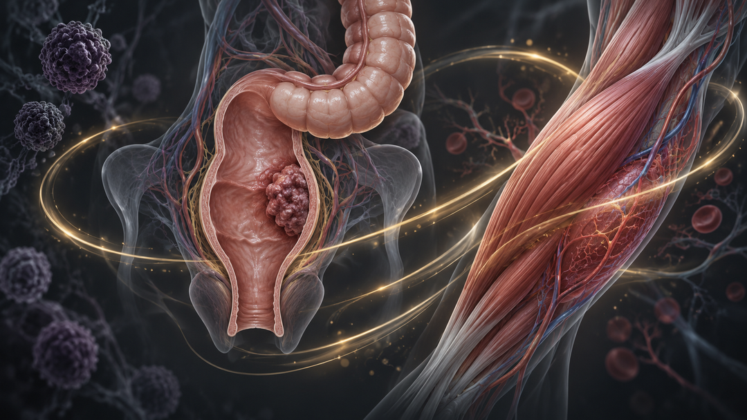 Original medical illustration for: Can Exercise Help Patients With Locally Advanced Rectal Cancer During Cancer Treatment? A Patient-Friendly Review of Research