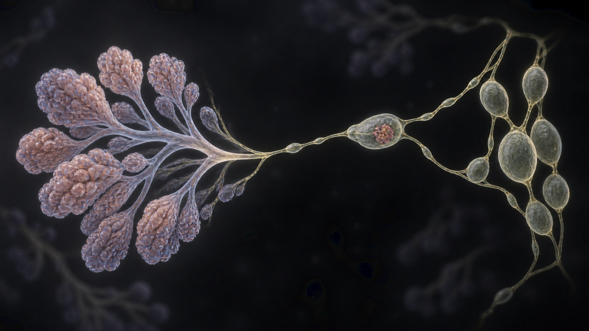 Original medical illustration for: Can Women Safely Skip Additional Lymph Node Surgery After Sentinel Node-Positive Breast Cancer? The SENOMAC Trial Explained