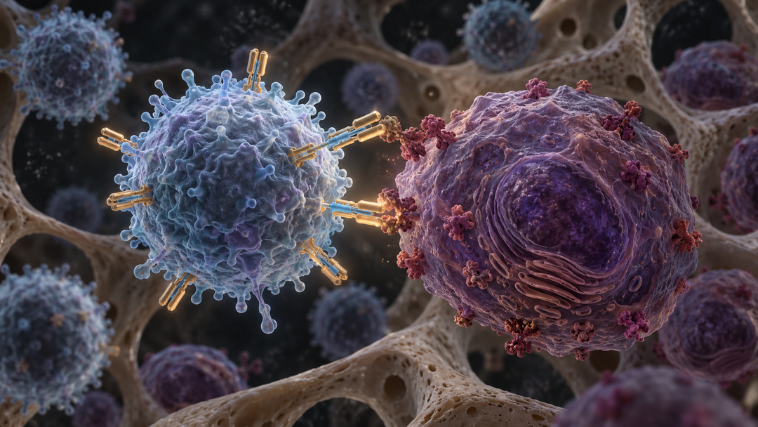 Original medical illustration for: CAR T-Cell Therapy (Ide-cel) Works Well in Older Adults with Multiple Myeloma: A Multicenter Real-World Study