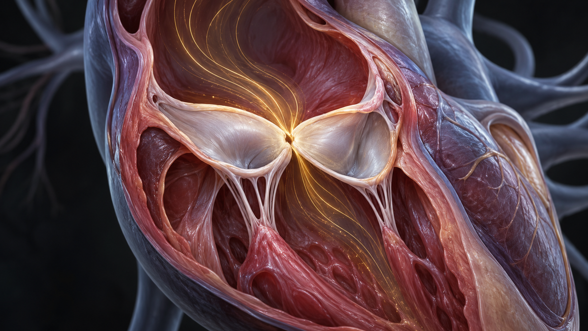 Original medical illustration for: Catheter-Based Tricuspid Valve Repair Improves Survival and Reduces Hospitalizations in Severe Heart Valve Leakage