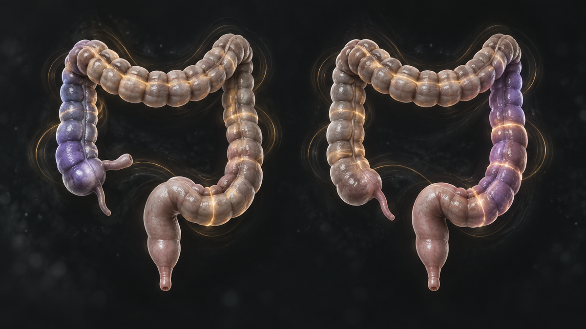Original medical illustration for: Colon Surgery Recovery: Does the Side of the Operation Affect How Fast Bowel Function Returns?