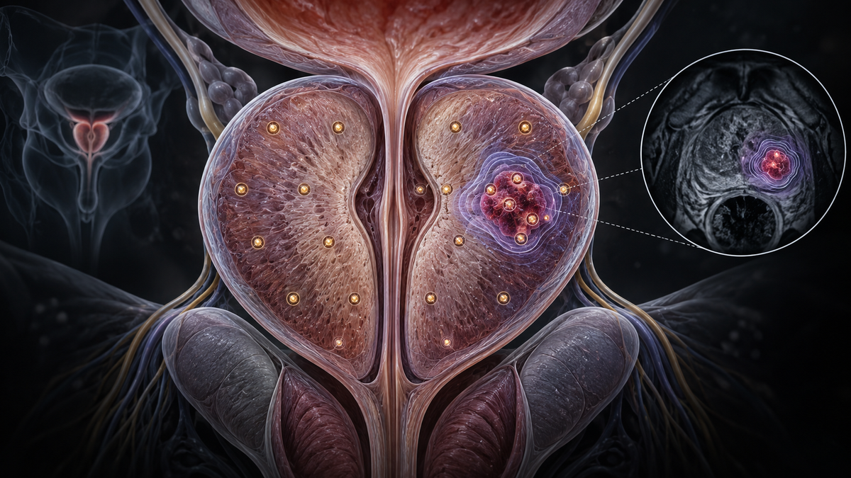 Original medical illustration for: Combining MRI-Targeted and Standard Biopsy Methods Improves Prostate Cancer Diagnosis: What 2,103 Men Can Teach Us