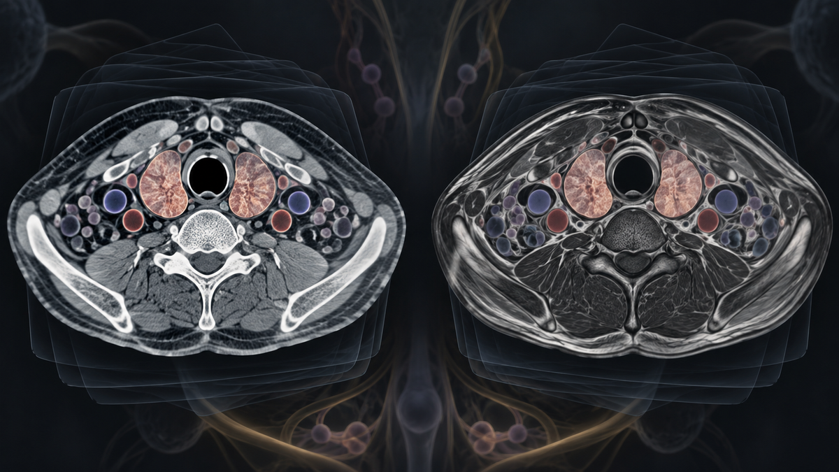 Original medical illustration for: CT vs. MRI for Thyroid Evaluation: A Patient's Guide to Imaging Choices