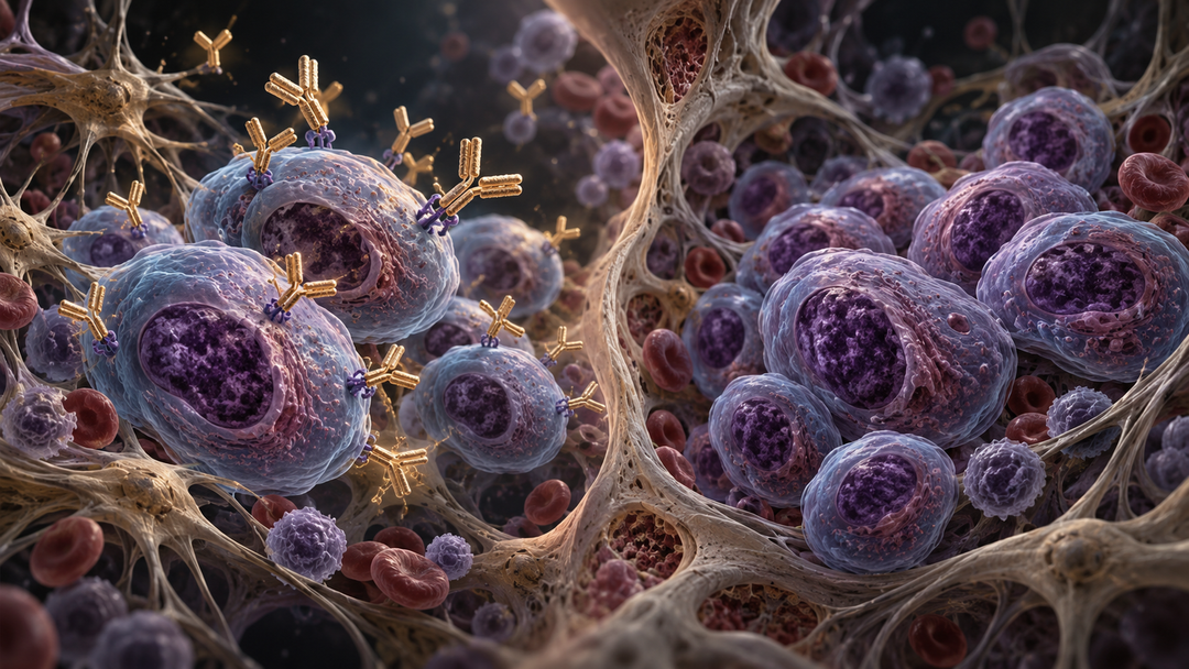 Original medical illustration for: Daratumumab vs. Control Treatment for Multiple Myeloma: What a Major Review of 35 Studies Found