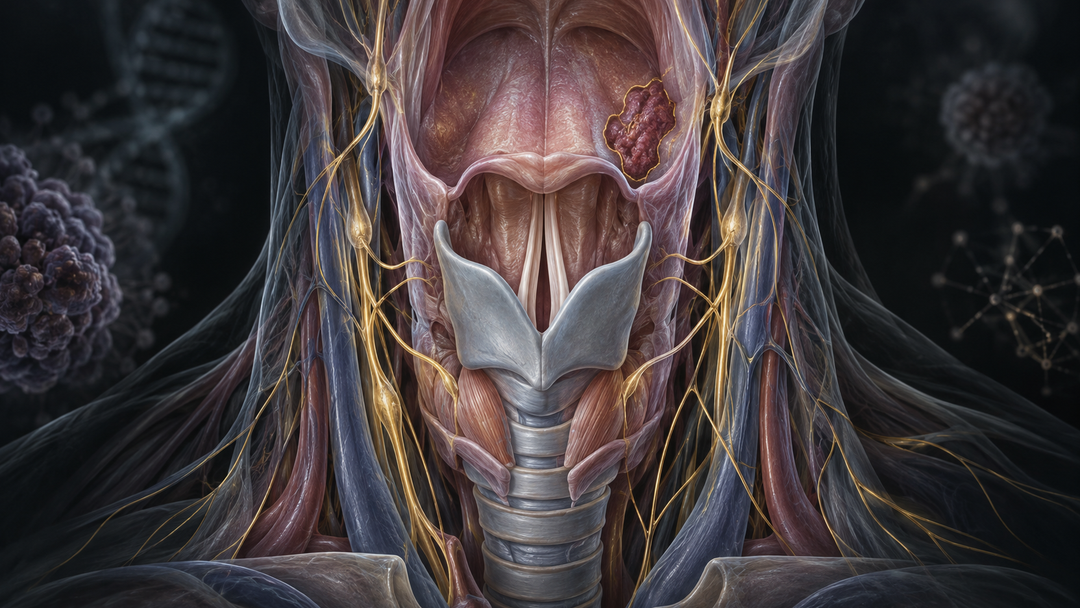 Original medical illustration for: From Removing to Preserving: How Precision Surgery Is Reshaping Head and Neck Cancer Care