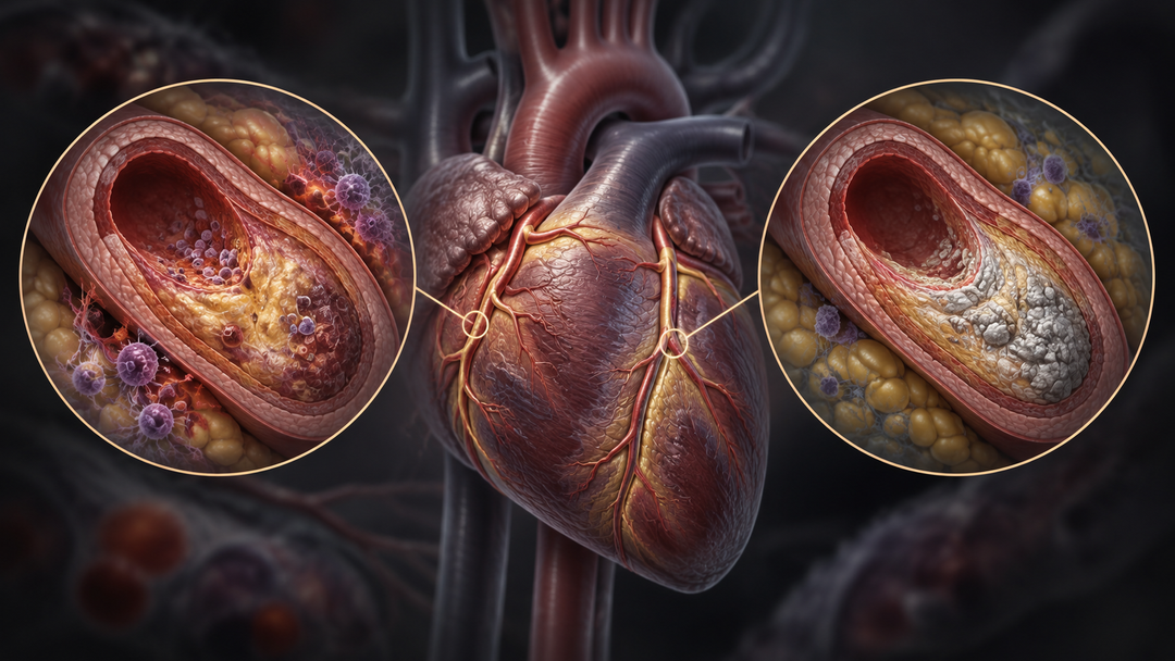 Original medical illustration for: How High-Dose Statins Calm Heart Artery Inflammation and Stabilize Plaque: A Three-Year CTA Study Explained
