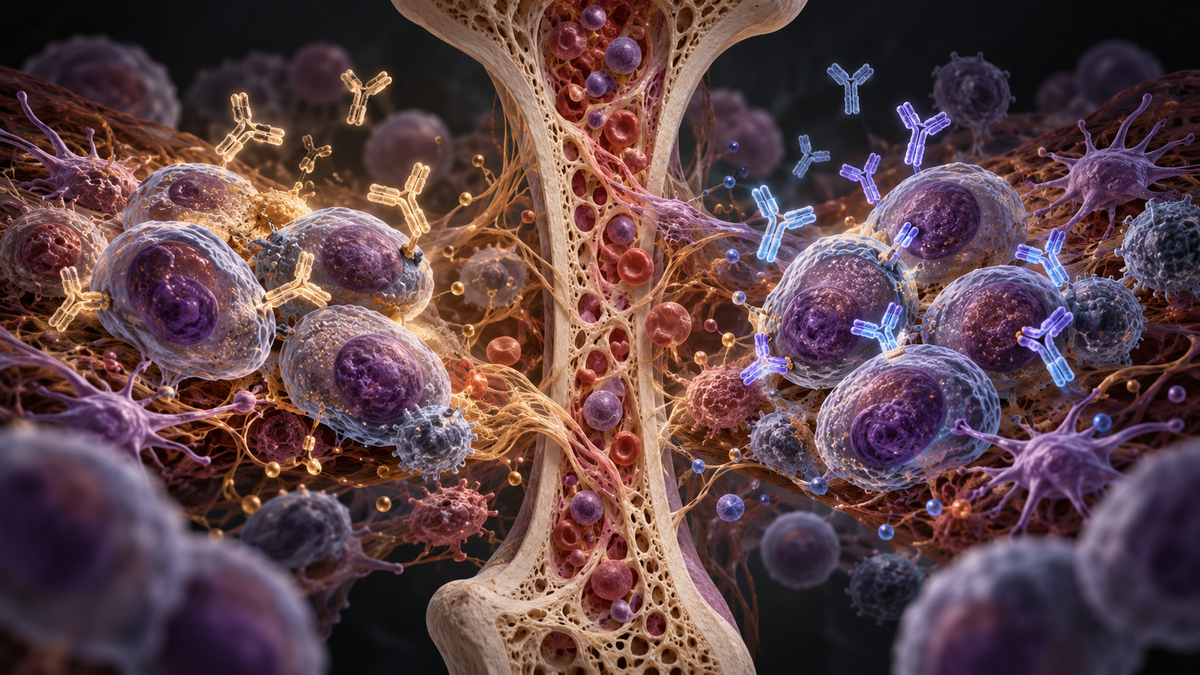 Original medical illustration for: How Long Did People with Relapsed Multiple Myeloma Live After Treatment? A Plain Language Summary of the IKEMA Study