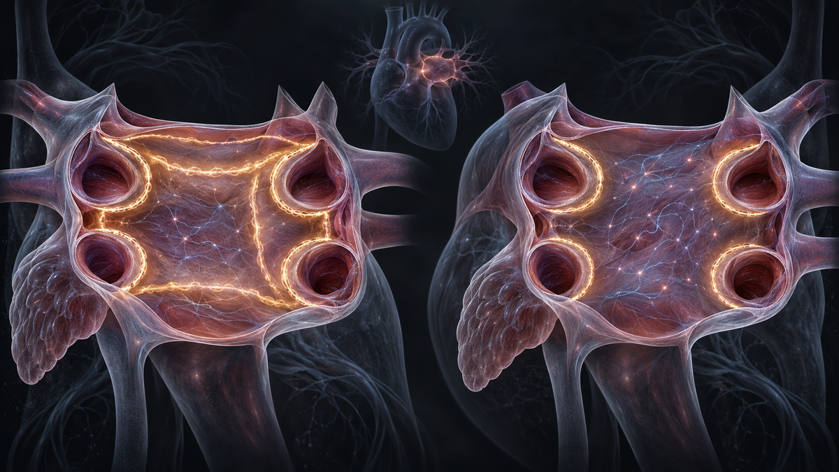 Original medical illustration for: Hybrid Ablation vs. Catheter Ablation for Persistent Atrial Fibrillation: What the HARTCAP-AF Trial Found