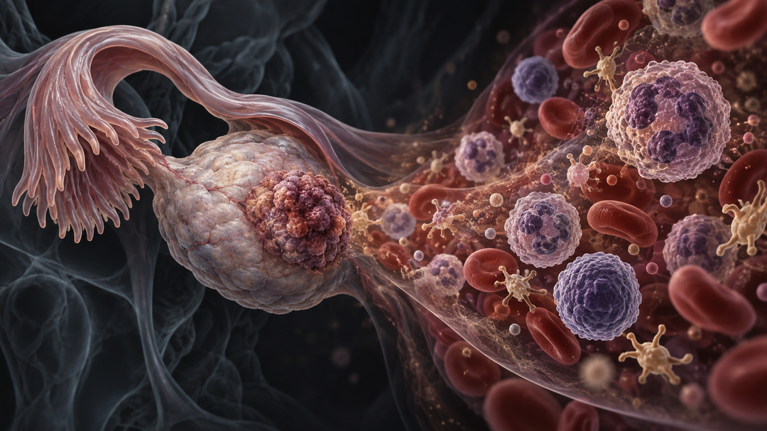 Original medical illustration for: Inflammation Markers in Ovarian Cancer: What 24 Years of Research Reveals