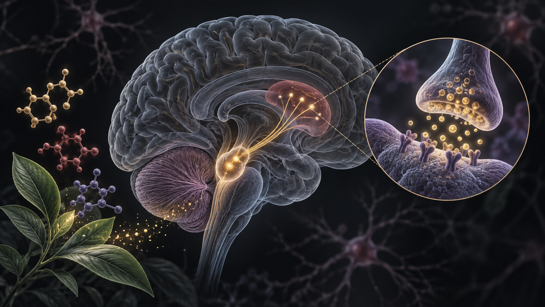 Original medical illustration for: Levodopa and Plant-Derived Compounds in Parkinson's Disease: Understanding Current Treatments and Emerging Natural Therapies