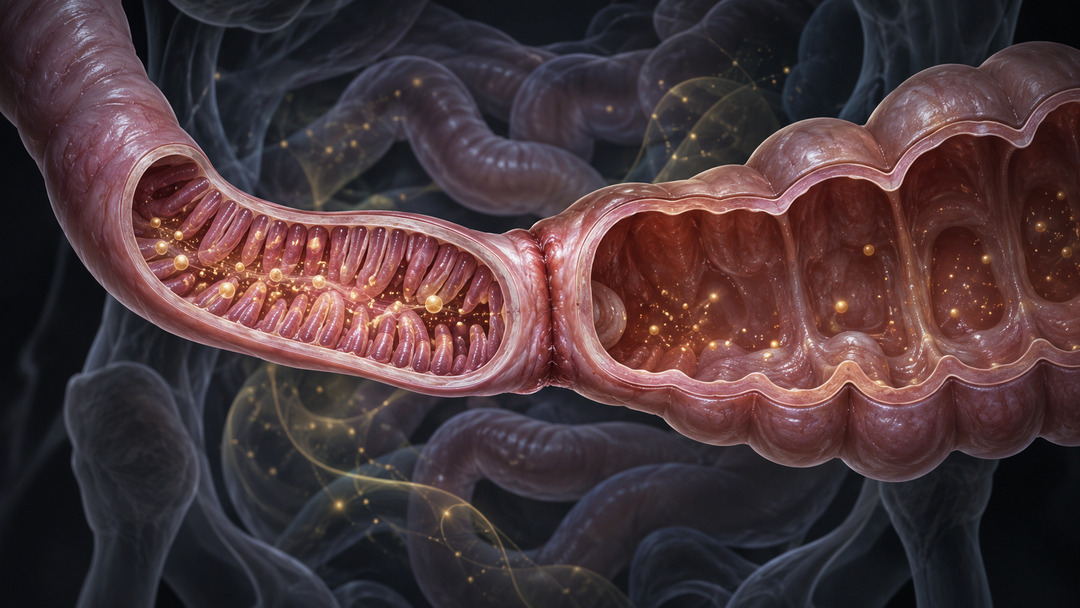 Original medical illustration for: Life After Ileocecal Valve Removal: How Bowel Function, Quality of Life, and Vitamin B12 Levels Are Affected