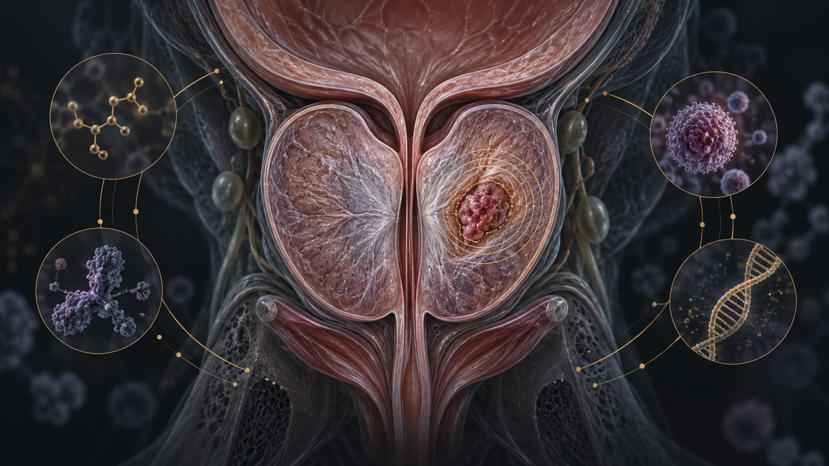 Original medical illustration for: Managing Prostate Cancer That Returns After Radiation: A Complete Guide to Treatment Options