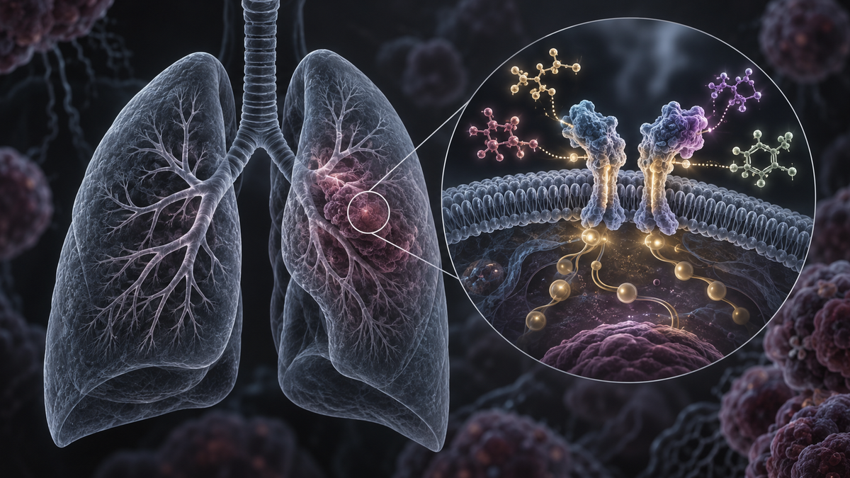 Original medical illustration for: Natural Compounds for Non-Small Cell Lung Cancer: Targeting the EGFR Signaling Pathway