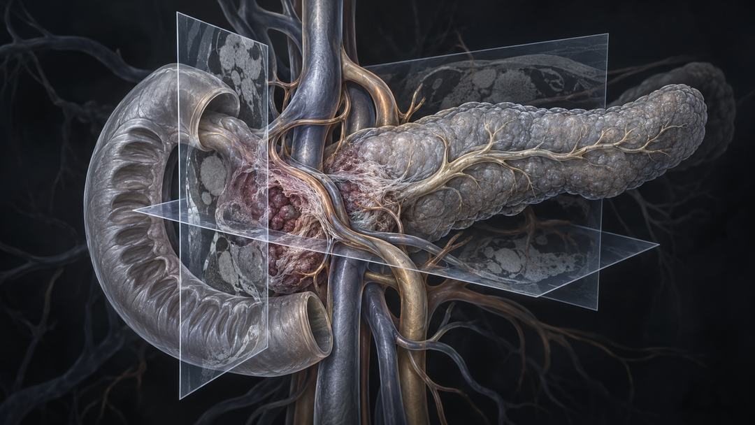 Original medical illustration for: Pancreatic Cancer Resectability After Neoadjuvant Treatment: Understanding the Imaging Challenge