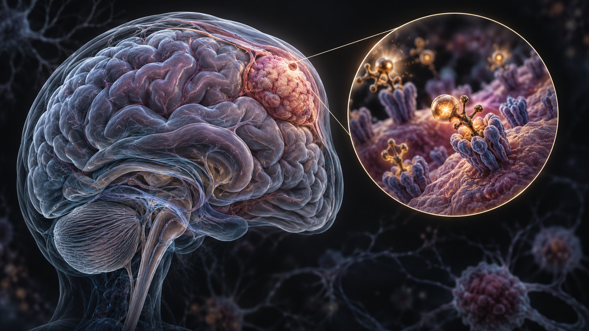 Original medical illustration for: Radioligand Therapy for Meningiomas: What Today's Evidence Shows and What the Future May Hold