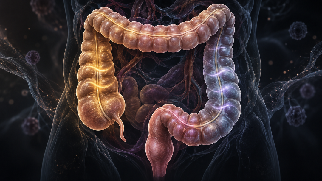 Original medical illustration for: Right vs. Left Colon Surgery: Understanding Differences in Recovery After Enhanced Recovery Surgery (ERAS)