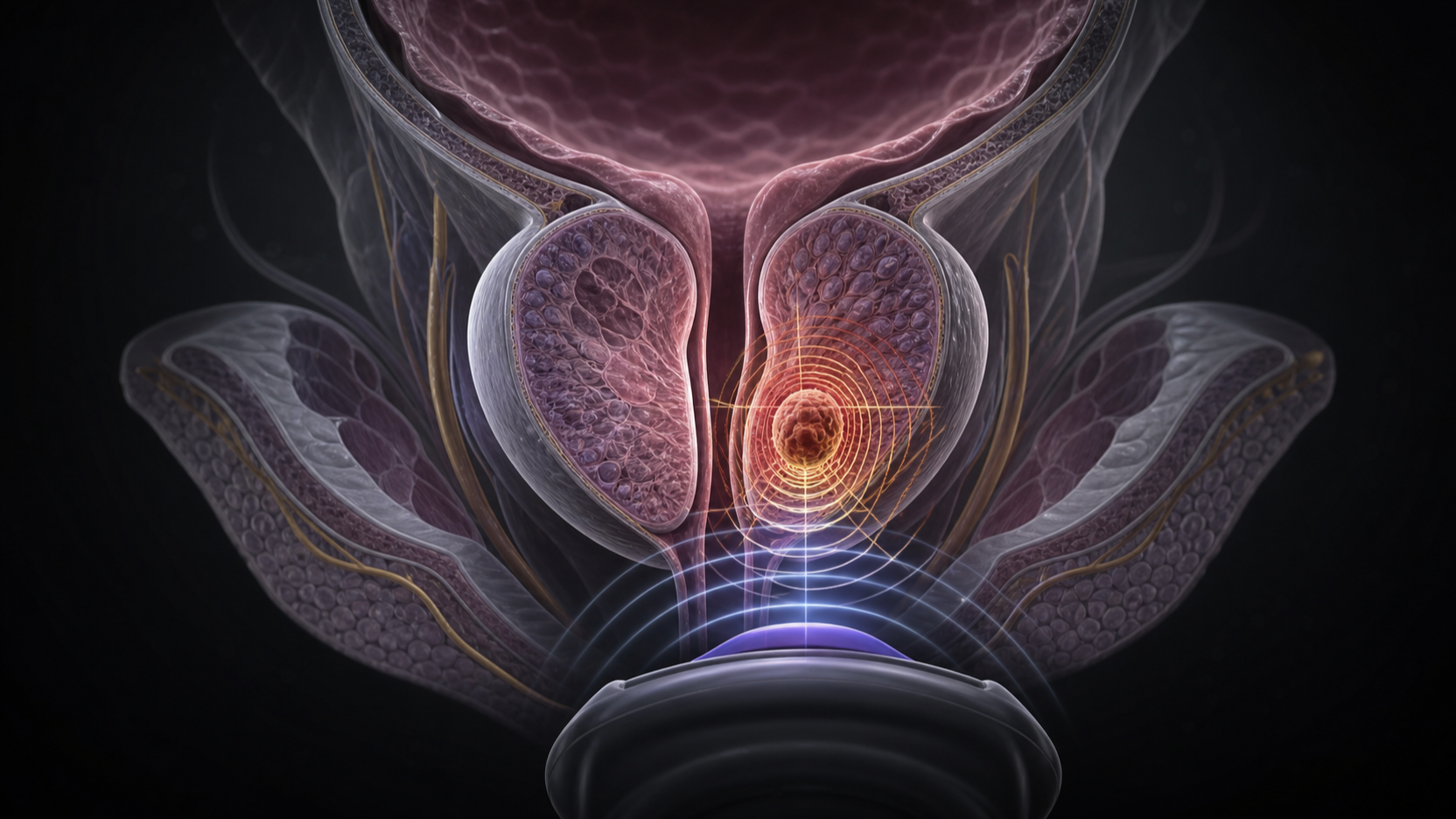 Original medical illustration for: Targeted Ultrasound Therapy for Prostate Cancer: A 2-Year Study on Safety and Effectiveness