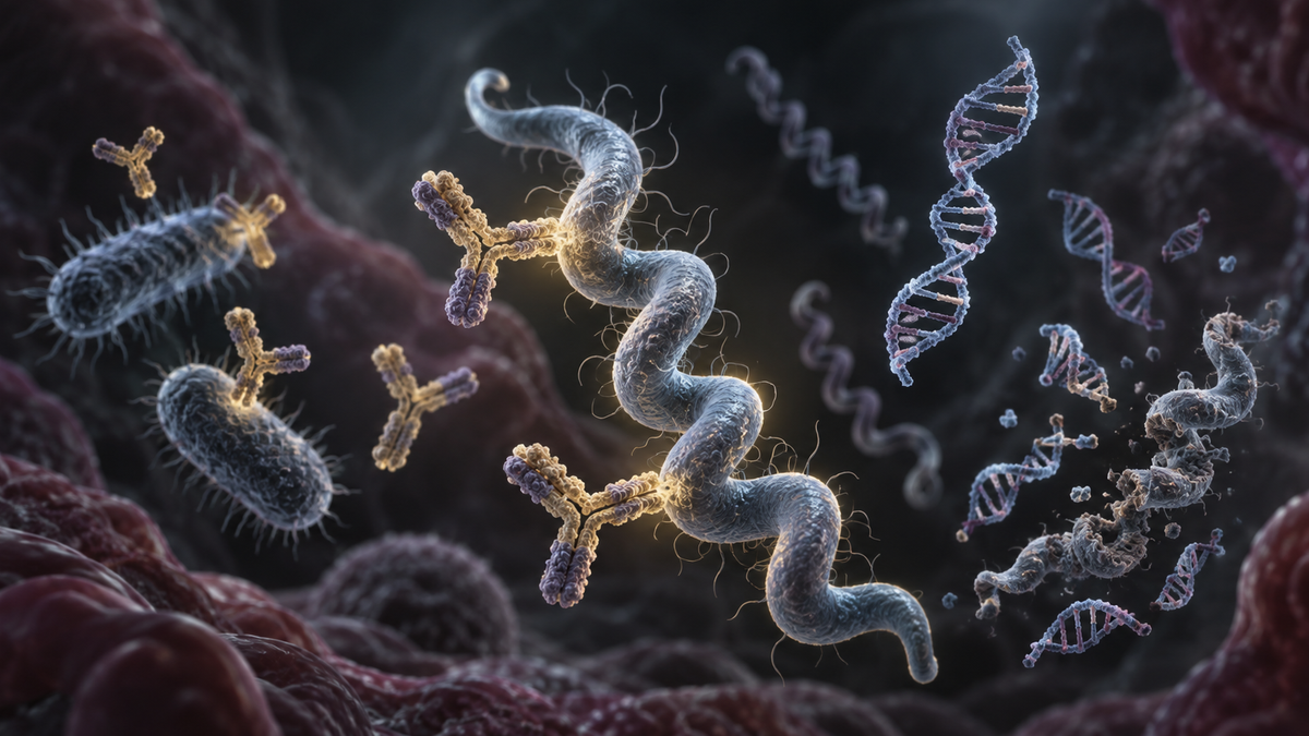 Original medical illustration for: The Limits of Bacterial Infection Tests: Why Lab Results Can't Stand Alone