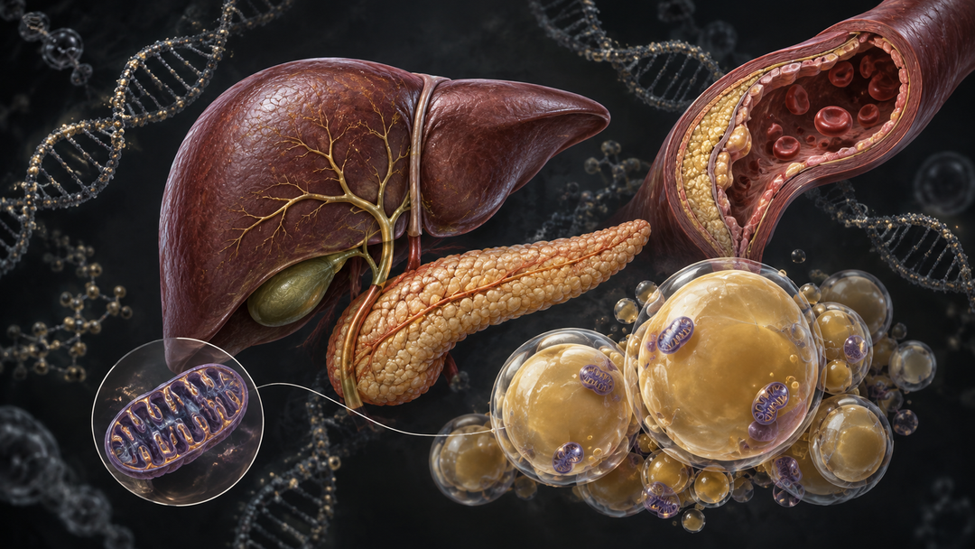 Original medical illustration for: The Western Diet and Lifestyle: Why Our Ancient Bodies Struggle With Modern Living