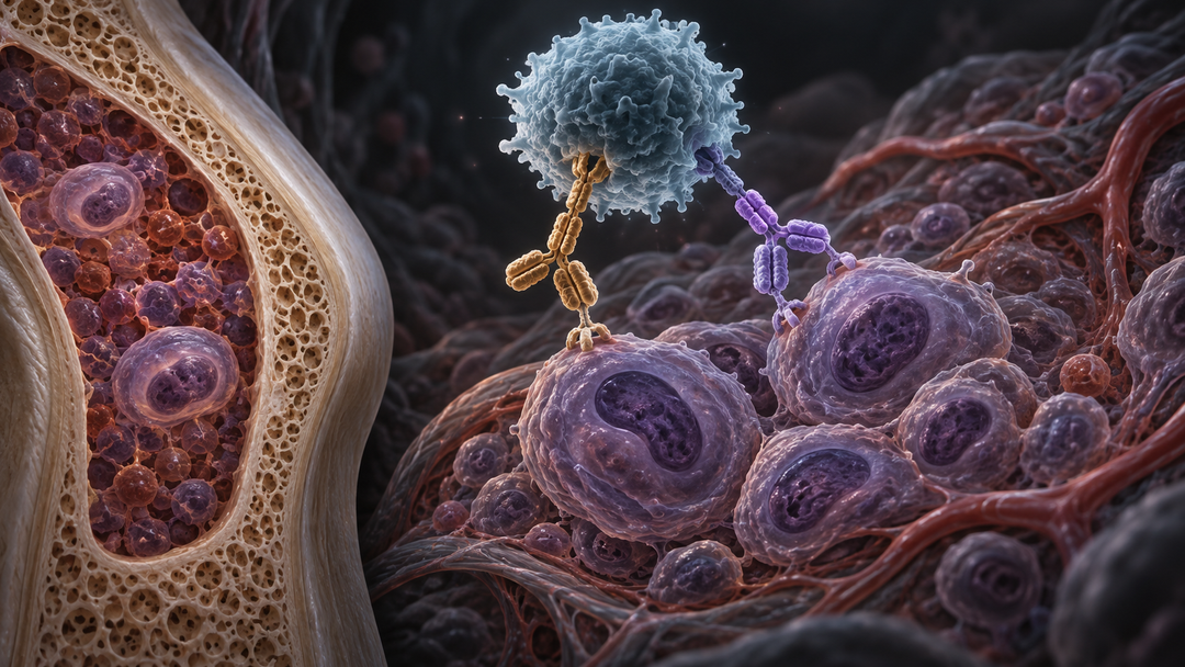 Original medical illustration for: Two-Drug Combination Shows Strong Results in Hard-to-Treat Extramedullary Myeloma