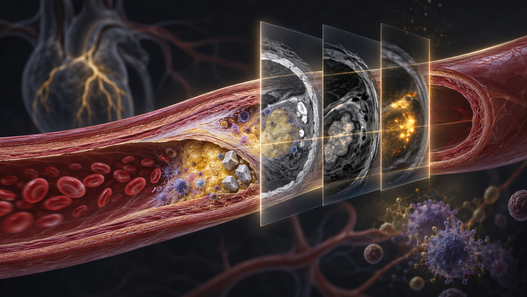 Original medical illustration for: Understanding Atherosclerosis: A Patient’s Guide to Noninvasive Imaging of Plaque Composition and Disease Activity