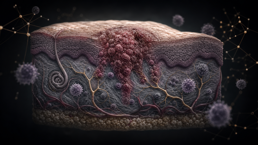 Original medical illustration for: Understanding Cutaneous Squamous Cell Carcinoma: A Comprehensive Patient Guide