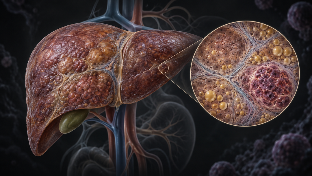 Original medical illustration for: Understanding Liver Cancer Risk and Prevention: A Comprehensive Guide for Patients