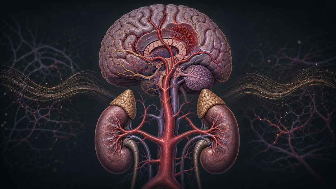 Original medical illustration for: Understanding Spontaneous Brain Bleeds: A Comprehensive Patient Guide