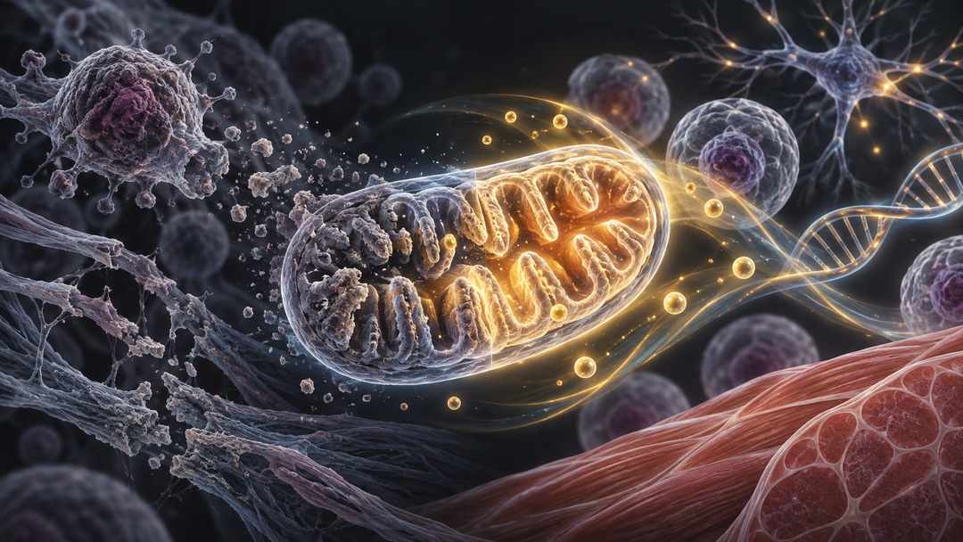 Original medical illustration for: Unlocking the Secrets of Aging: Breakthroughs in Aging Research and Drug Discovery Explained for Patients