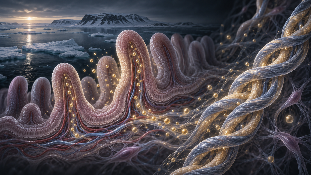 Original medical illustration for: Vitamin C in the Traditional Inuit Diet: Lessons from a 1979 Seal Hunting Camp Study