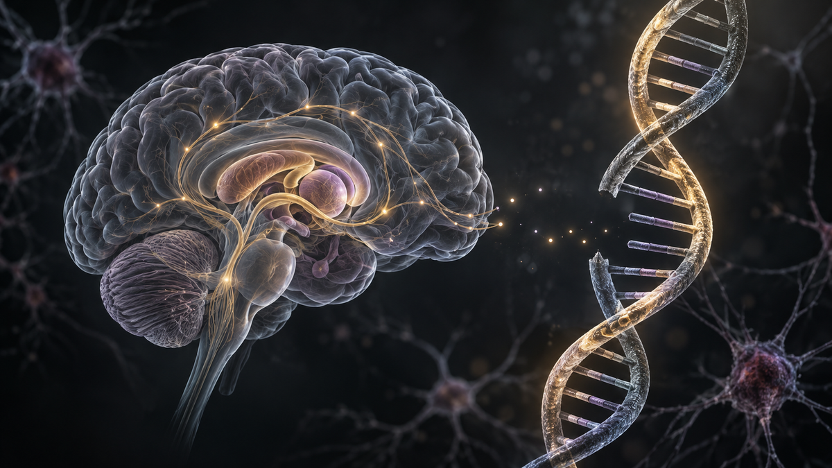 Original medical illustration for: Why So Many Patients With Movement Disorders Never Get Genetic Testing — and What Could Change That
