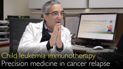 Immunothérapie de la leucémie infantile. Médecine de précision face aux rechutes en oncologie pédiatrique. Pronostic. 9