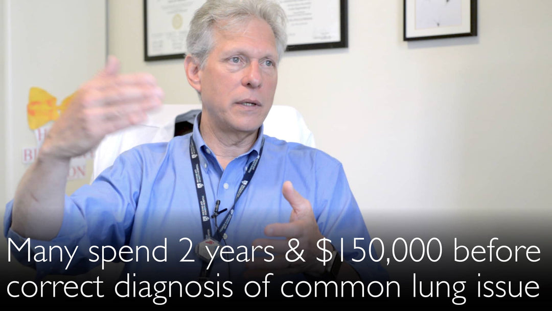 Patients spend 2 years and $150K to get the right diagnosis after feeling short of breath. 13