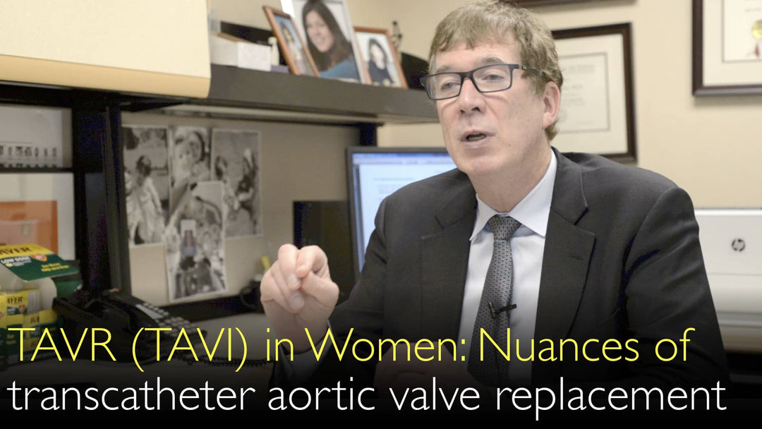TAVR (TAVI) chez les femmes : particularités de l’implantation valvulaire aortique par cathéter chez les patientes.