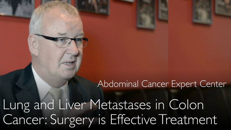 Treatment of lung metastases in colorectal cancer. 6