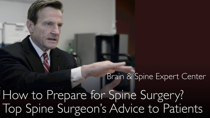 How to prepare for spine surgery? 8