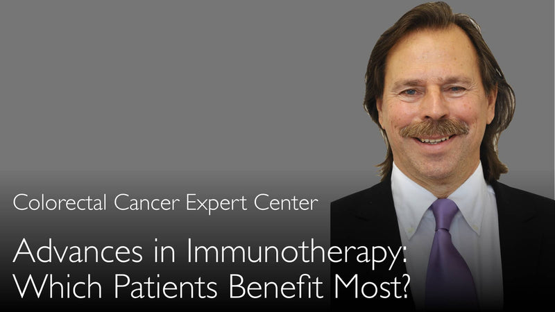 Colorectal cancer immunotherapy. Which patients benefit most? 3-2