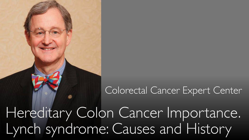 Hereditary colon cancer. Lynch syndrome diagnosis. 1