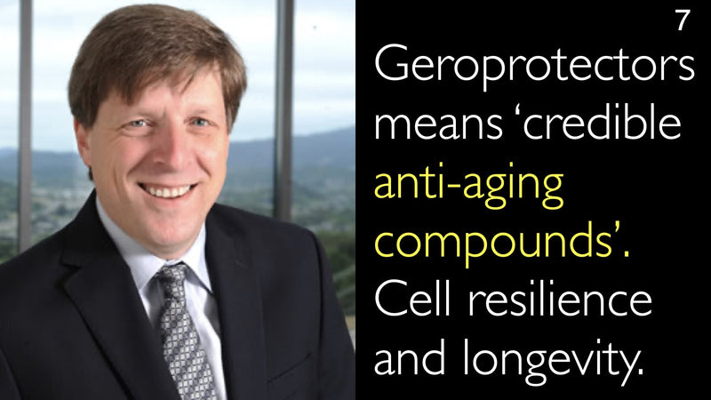Geroprotectors means ‘credible anti-aging compounds’. Cell resilience and longevity. 7