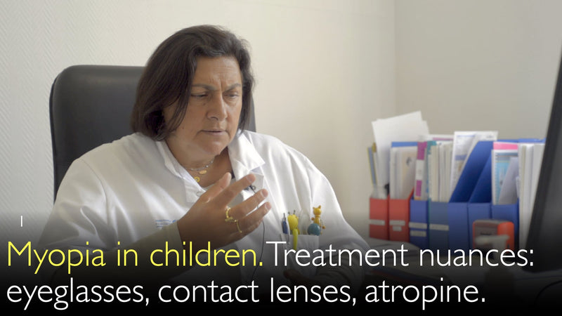 Myopia in children. Treatment nuances: eyeglasses, contact lenses, atropine. 1