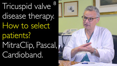 Tricuspid valve disease therapy.  How to select patients? MitraClip, Pascal, Cardioband. 8