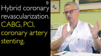 Hybride koronare Revaskularisation. CABG, PCI, Koronararterien-Stenting. 9