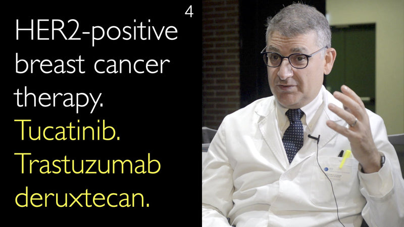 HER2-positive breast cancer therapy. Tucatinib. Trastuzumab deruxtecan. 4