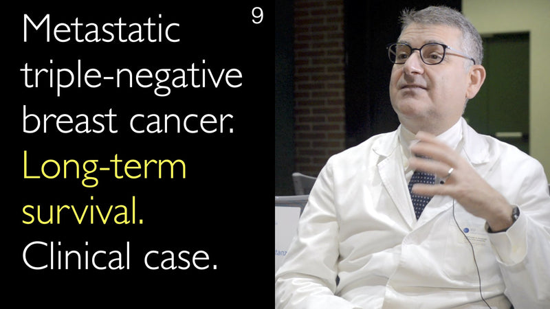 Metastatic triple-negative breast cancer.  Long-term survival. Clinical case. 9