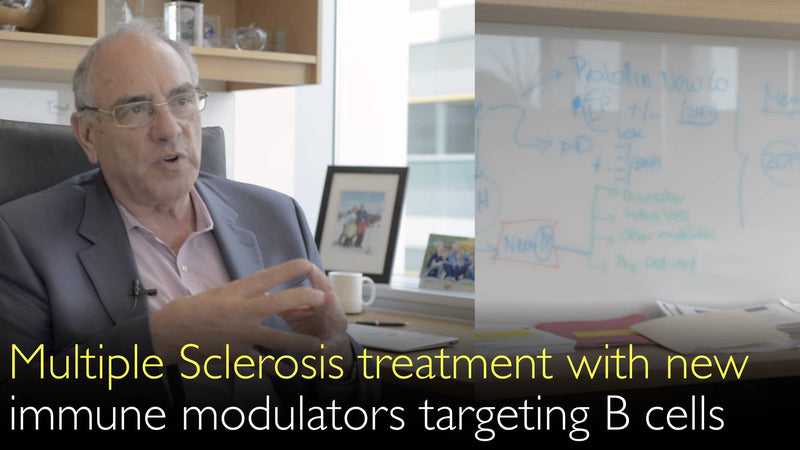 Treatment of Multiple Sclerosis with new immune modulators. Targeting of B cells. 4